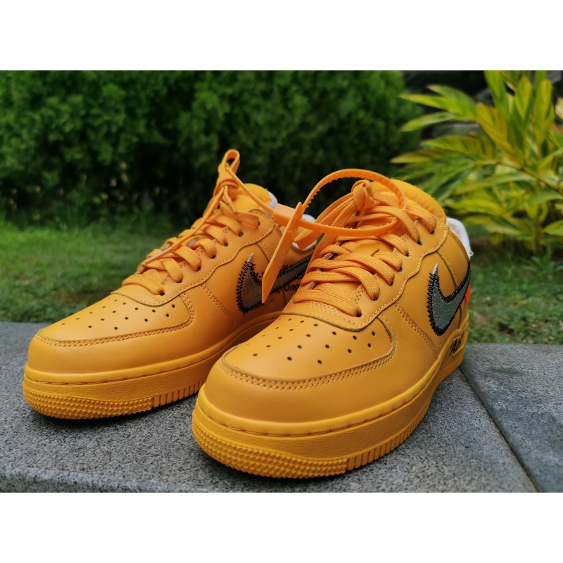 Off-White x Nike Air Force 1 Low University Gold DD1876-700