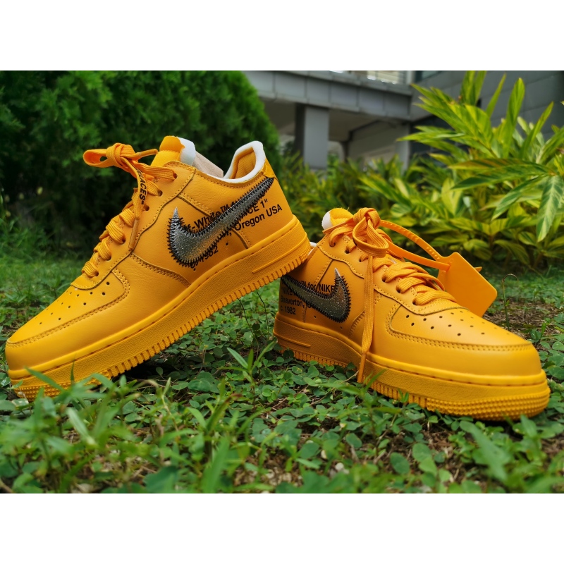 Off-White x Nike Air Force 1 Low University Gold DD1876-700