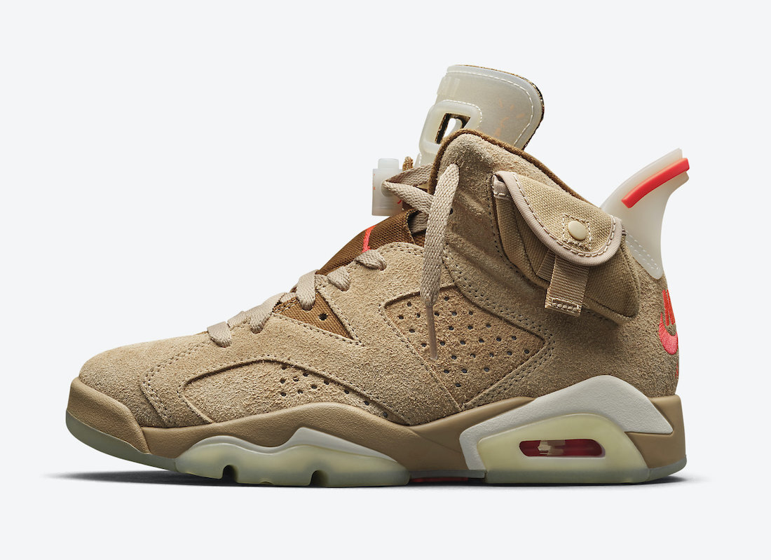 Travis Scott x Air Jordan 6 British Khaki