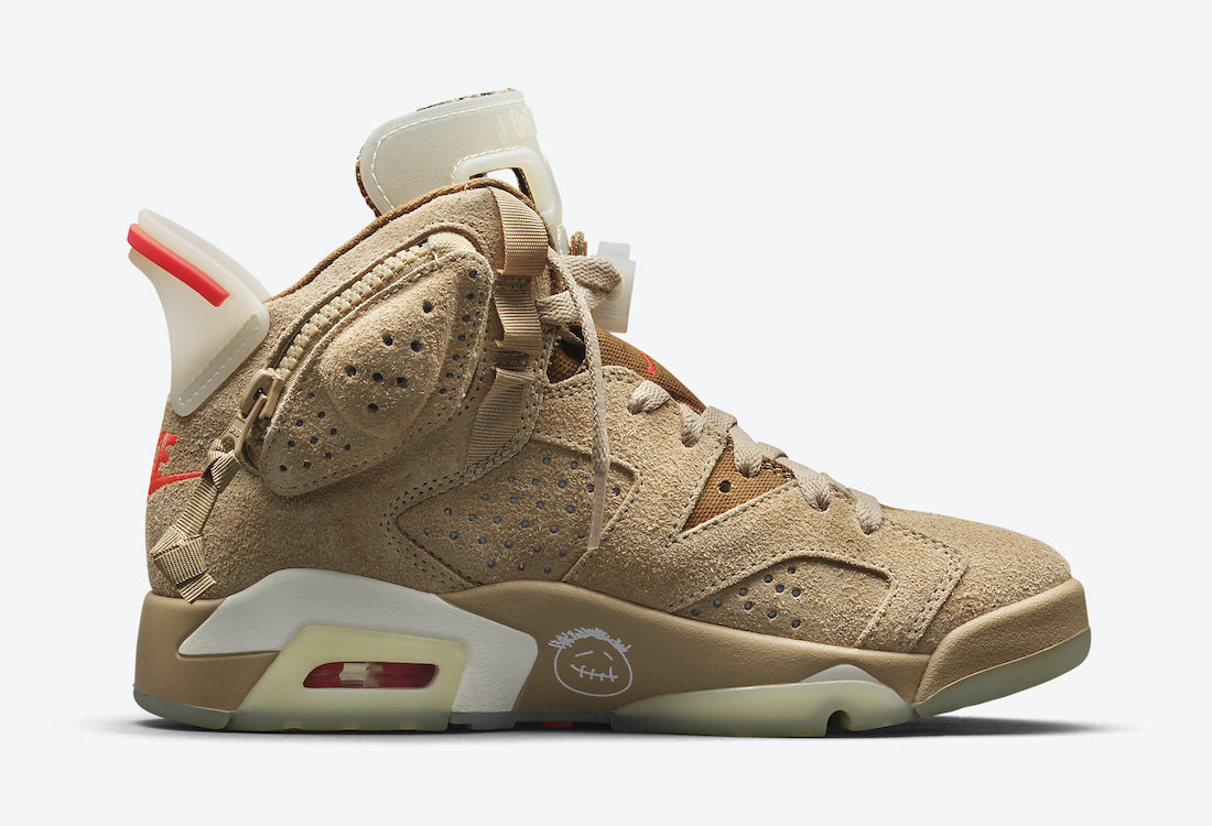 Travis Scott x Air Jordan 6 British Khaki