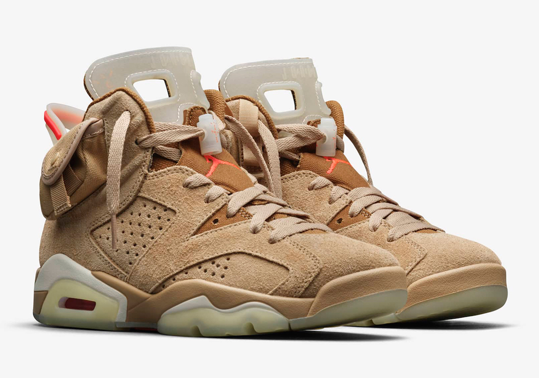 Travis Scott x Air Jordan 6 British Khaki