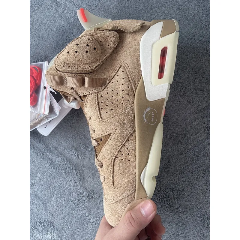 Travis Scott x Air Jordan 6 British Khaki