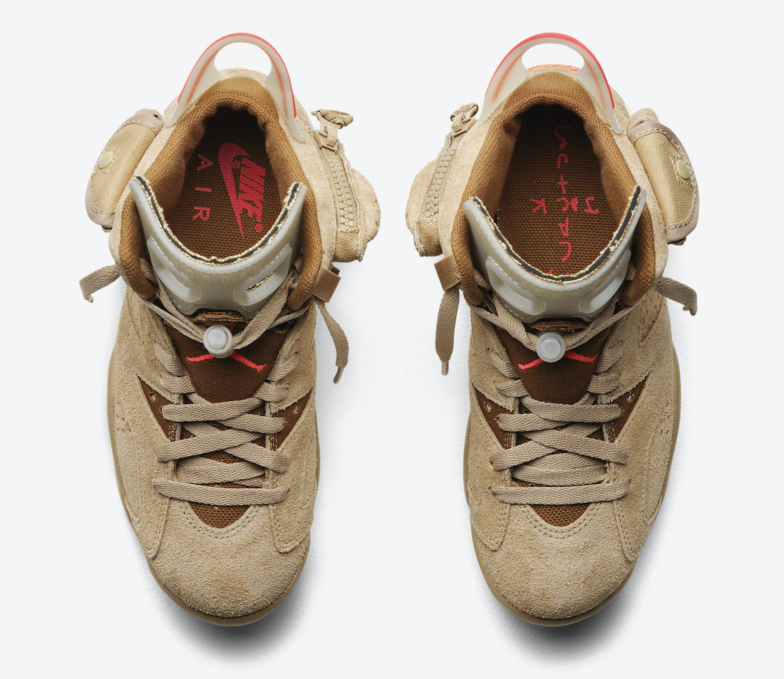 Travis Scott x Air Jordan 6 British Khaki