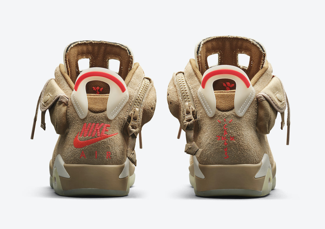 Travis Scott x Air Jordan 6 British Khaki