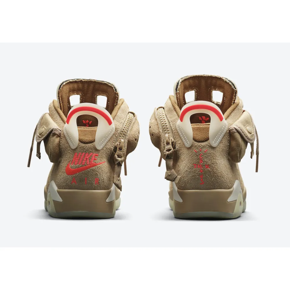 Travis Scott x Air Jordan 6 British Khaki