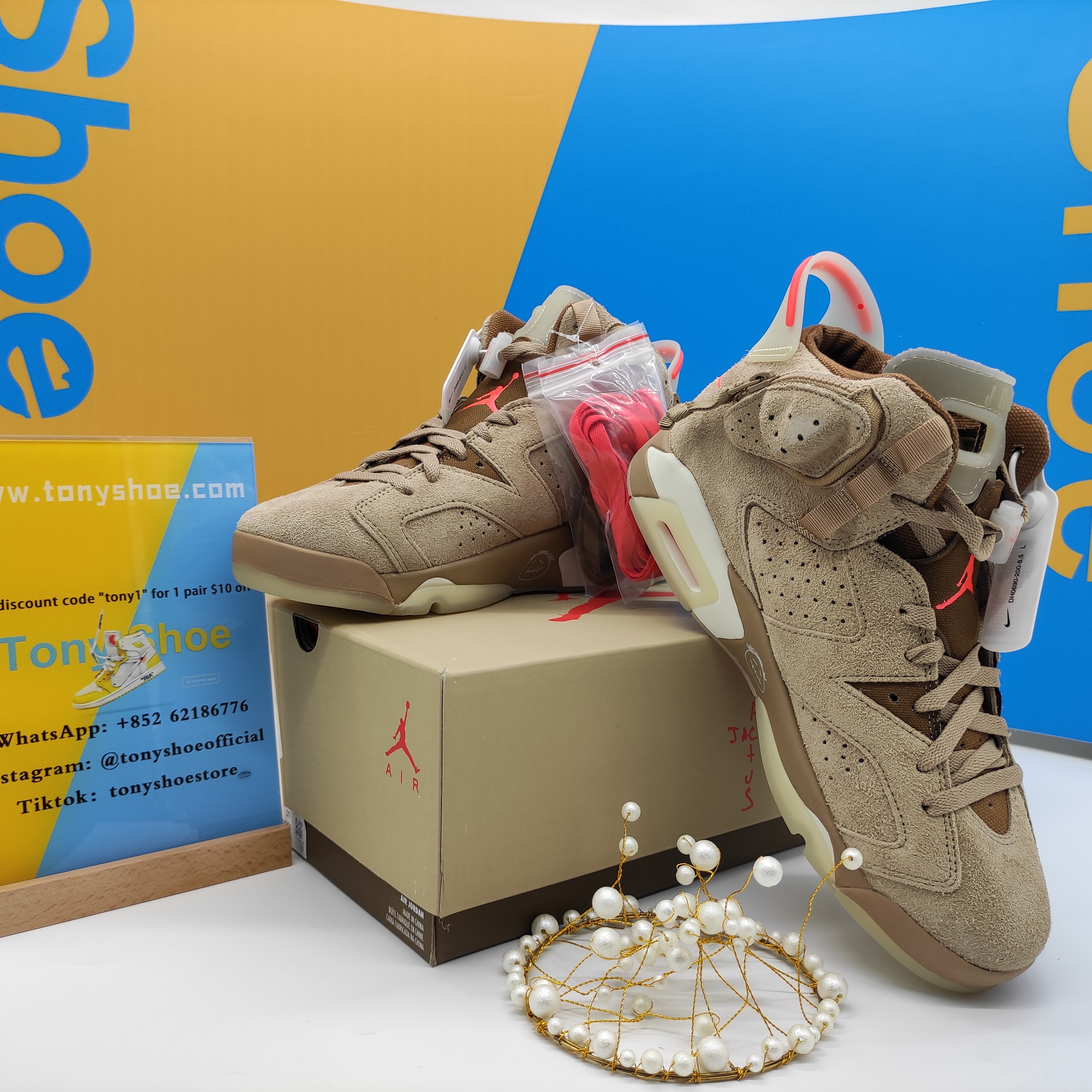 Travis Scott x Air Jordan 6 British Khaki DH0690-200