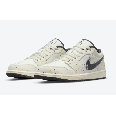 Air Jordan 1 Low SE Paint Splatter DH3295-100 02