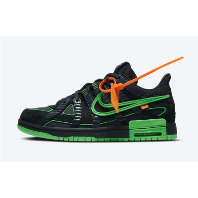 OFF White x Nike Air Rubber Dunk Green Strike CU6015-001 01