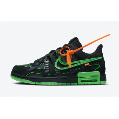 OFF White x Nike Air Rubber Dunk Green Strike CU6015-001 01