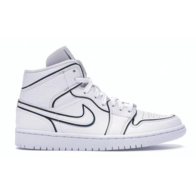 Air Jordan 1 Mid Iridescent Reflective White (W) CK6587-100 02
