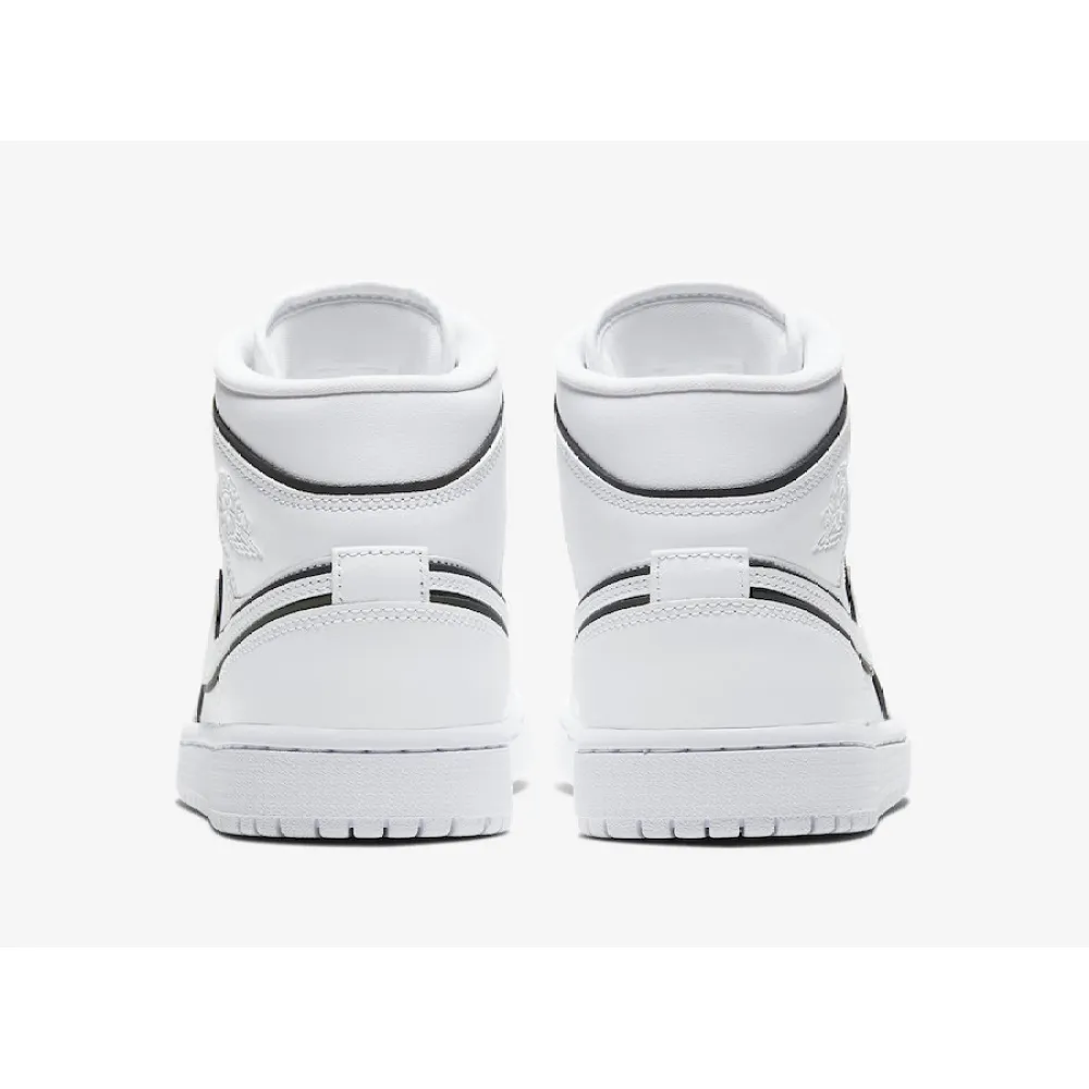 Air Jordan 1 Mid Iridescent Reflective White