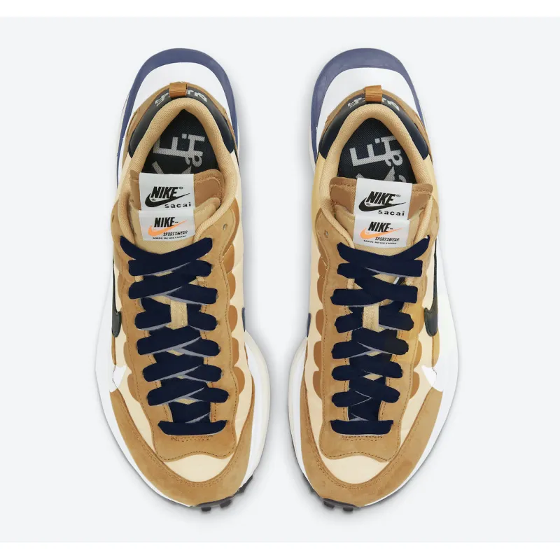 Nike VaporWaffle Sesame and Blue Void Sacai