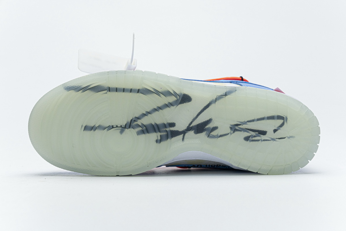 Off White x Futura x Dunk Low SB UNC