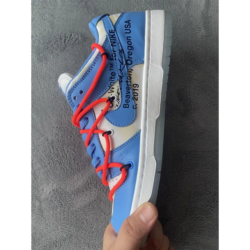 Off White x Futura x Dunk Low SB UNC