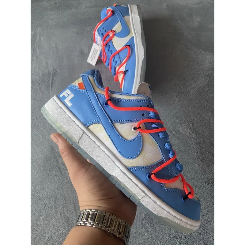 Off White x Futura x Dunk Low SB UNC