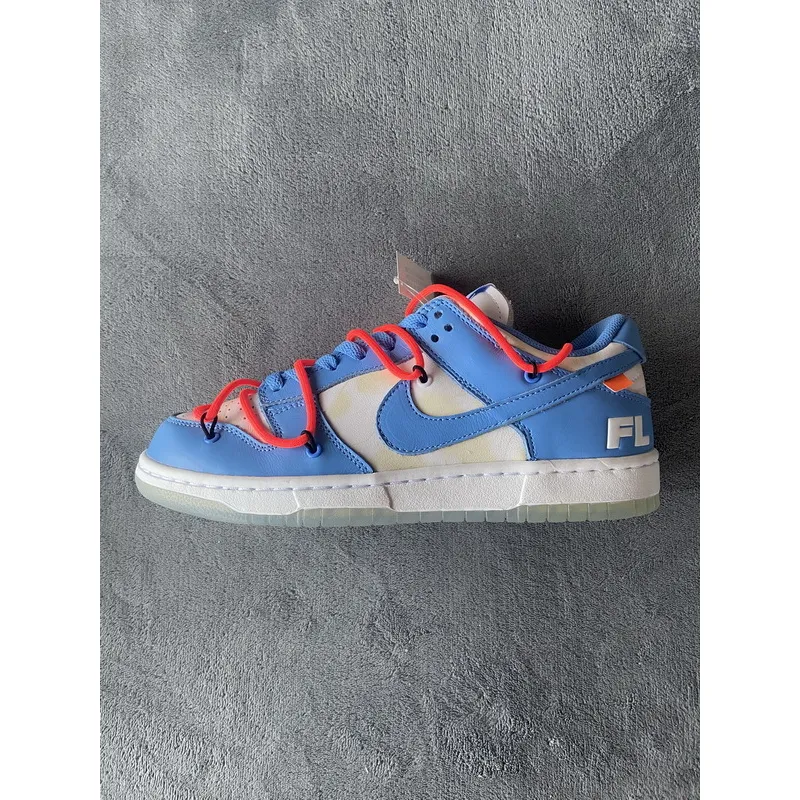 Off White x Futura x Dunk Low SB UNC