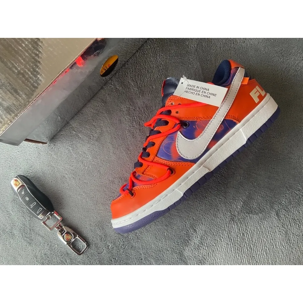 Off White x Futura x Dunk Low SB UNC