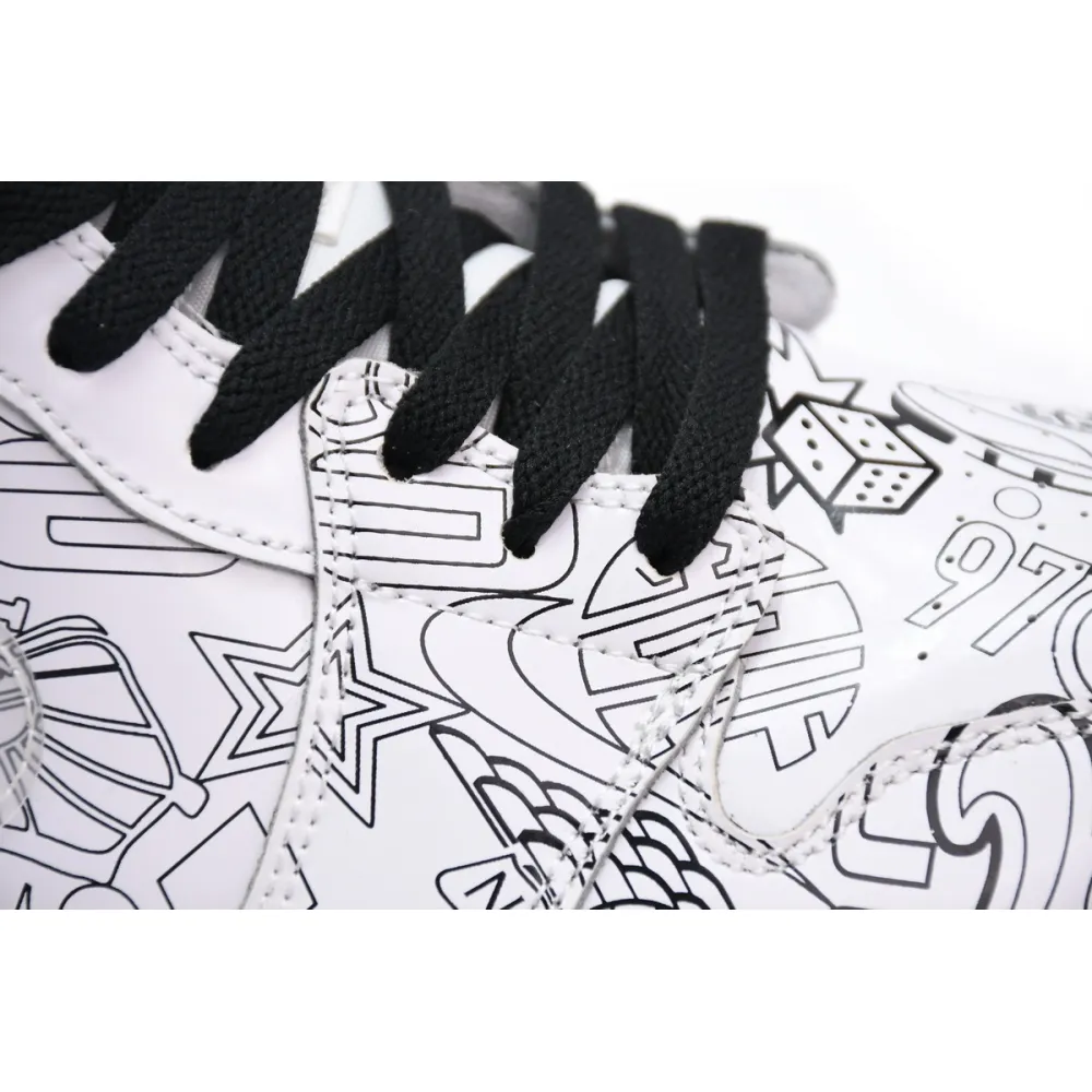 Air Jordan 1 Mid SE（GS）DIY  DC4099-100