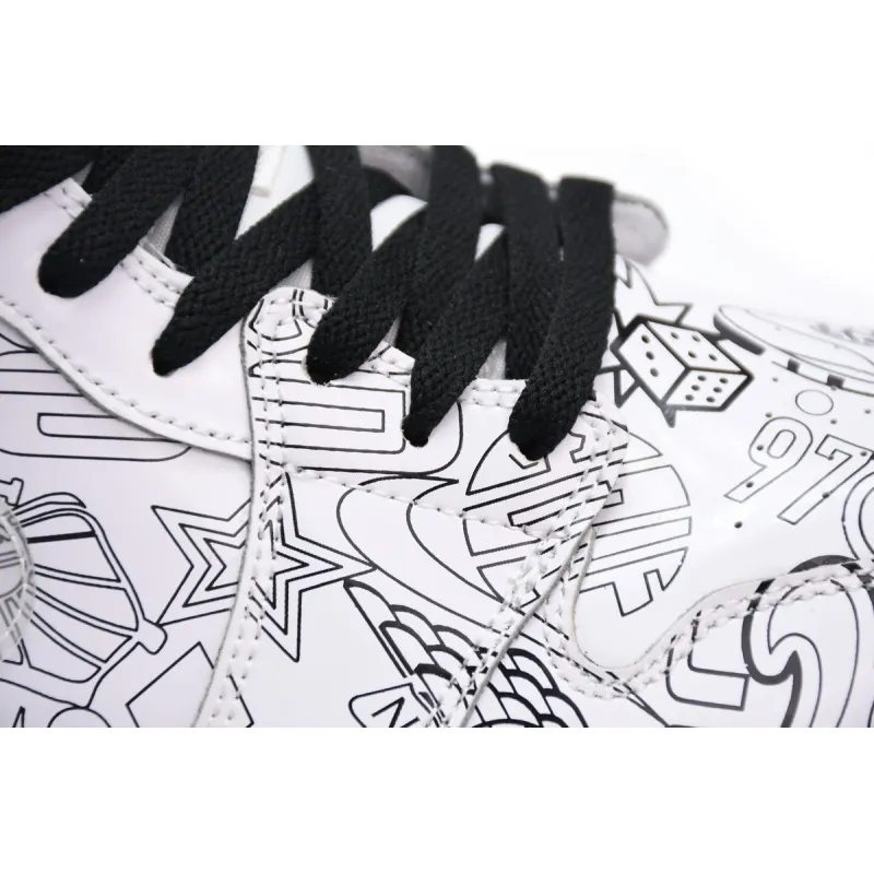 Air Jordan 1 Mid SE（GS）DIY  DC4099-100