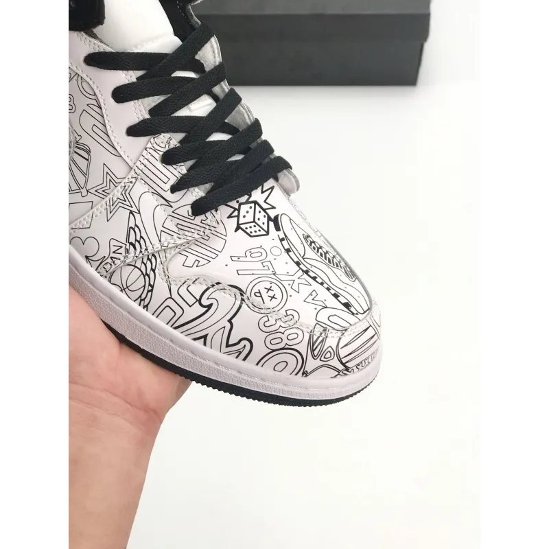 Air Jordan 1 Mid SE（GS）DIY  DC4099-100