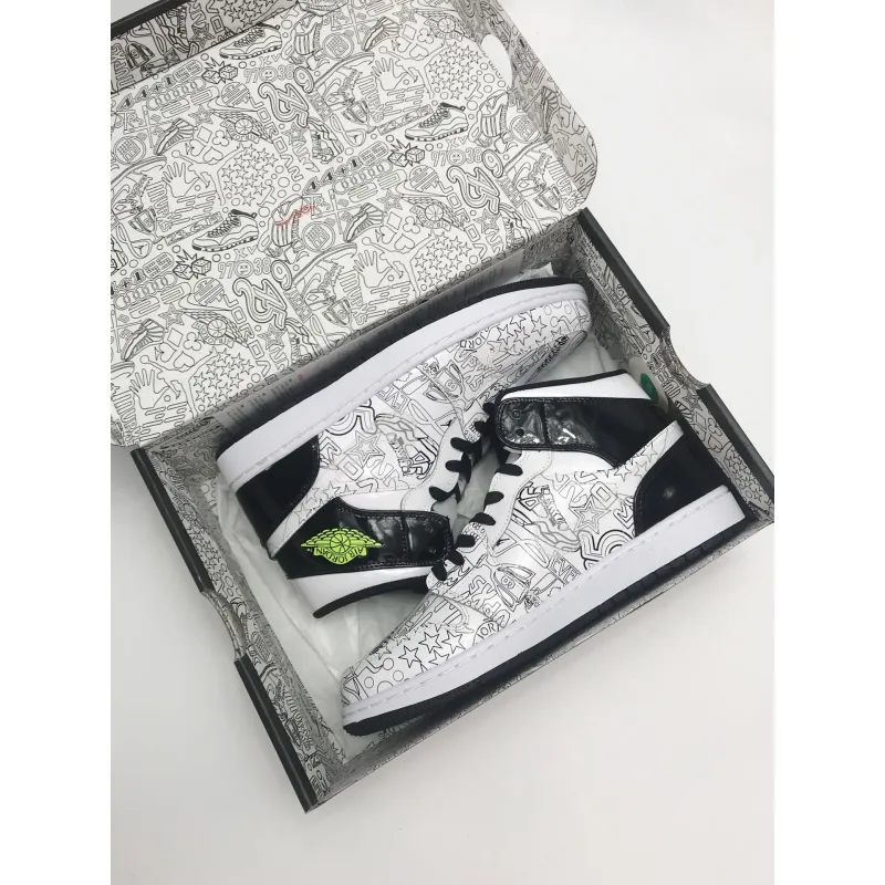 Air Jordan 1 Mid SE（GS）DIY  DC4099-100