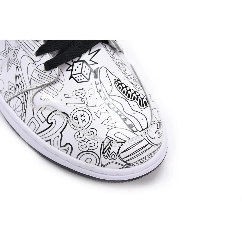 Air Jordan 1 Mid SE（GS）DIY  DC4099-100