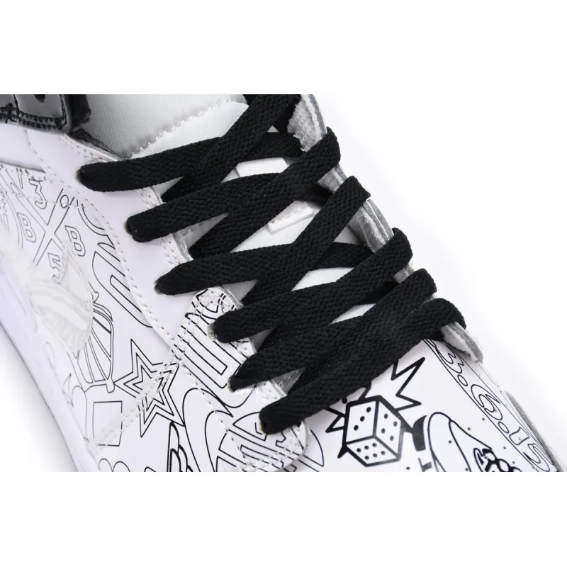 Air Jordan 1 Mid SE（GS）DIY  DC4099-100