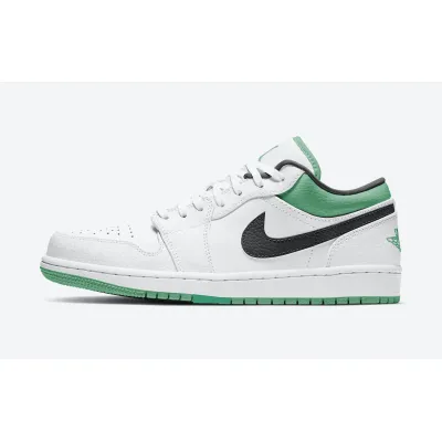 Air Jordan 1 Low White Lucky Green  553558-129  01