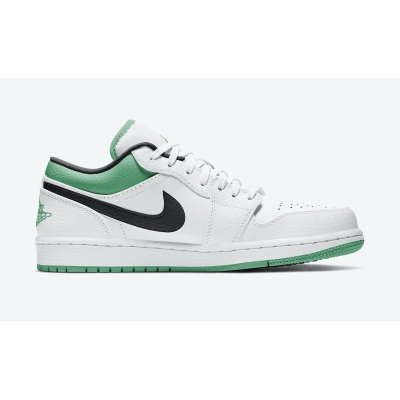 Air Jordan 1 Low White Lucky Green  553558-129  02