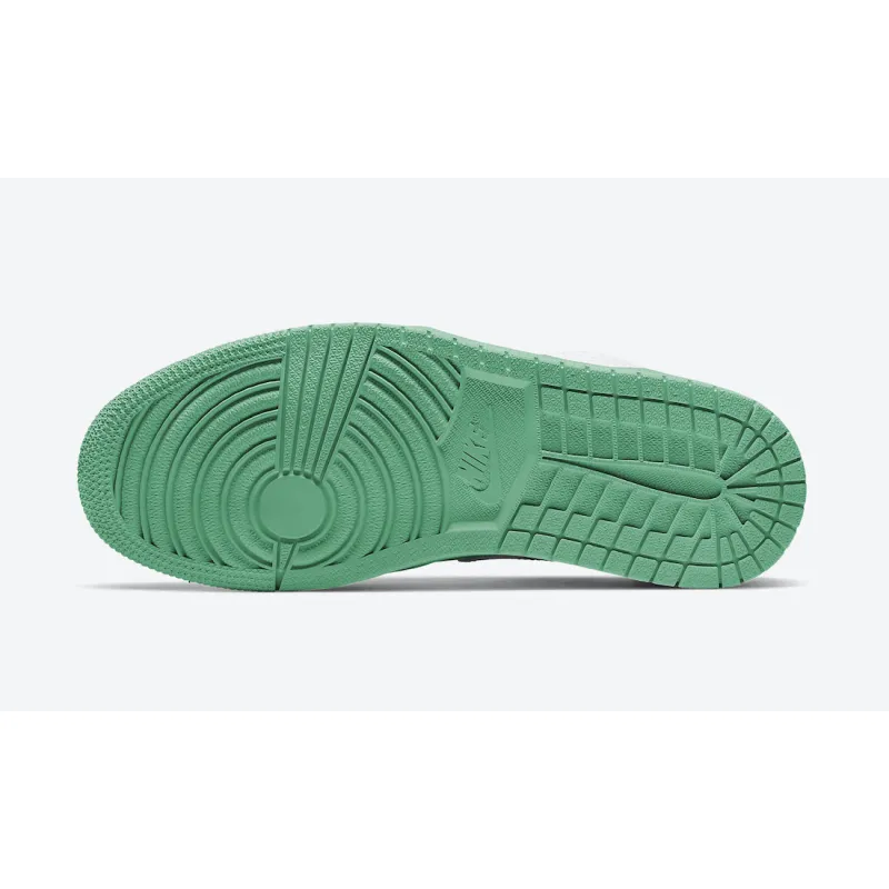 Air Jordan 1 Low White Lucky Green