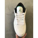 Air Jordan 1 Low White Lucky Green