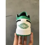 Air Jordan 1 Low White Lucky Green