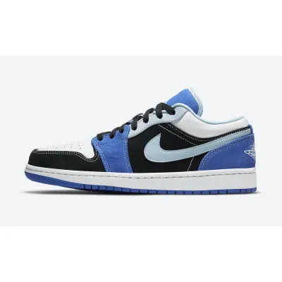 Air Jordan 1 Low White Blue Black DH0206-400 01