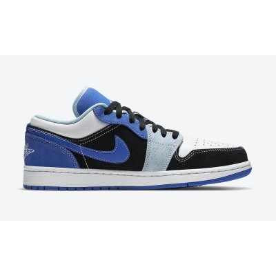 Air Jordan 1 Low White Blue Black DH0206-400 02
