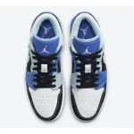 Air Jordan 1 Low White Blue Black