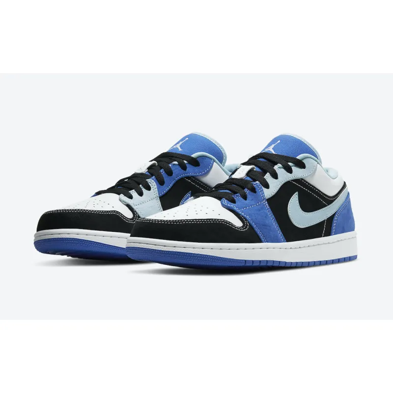Air Jordan 1 Low White Blue Black