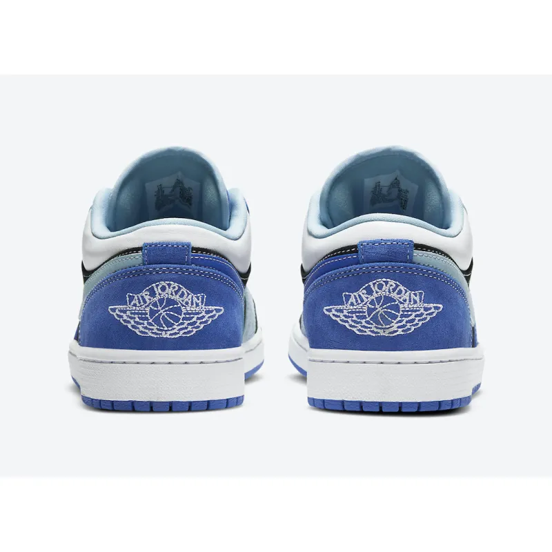 Air Jordan 1 Low White Blue Black