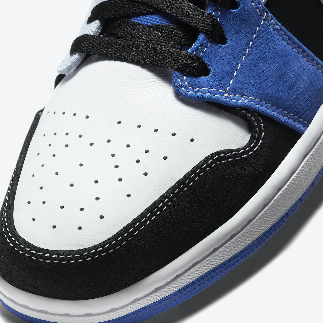 Air Jordan 1 Low White Blue Black