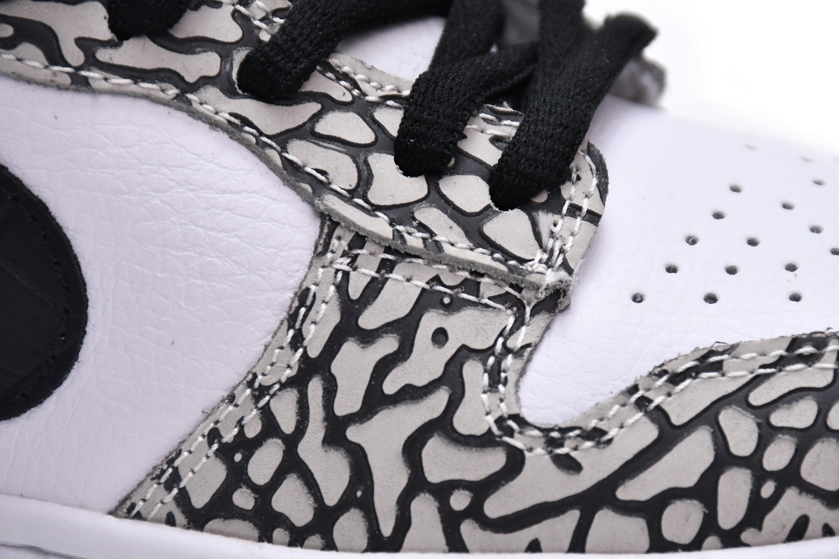  Nike Dunk Low Black White Blue