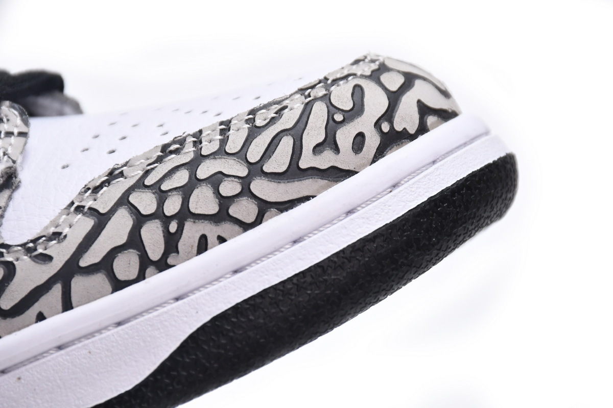  Nike Dunk Low Black White Blue