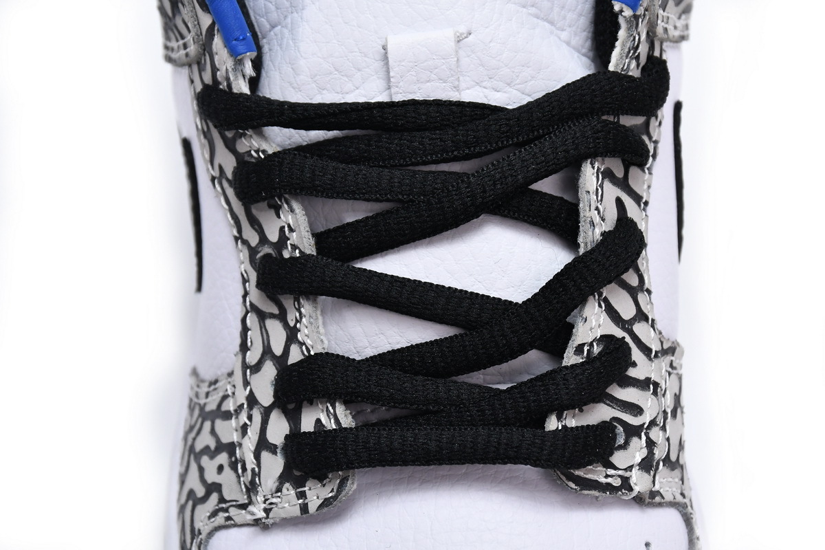  Nike Dunk Low Black White Blue