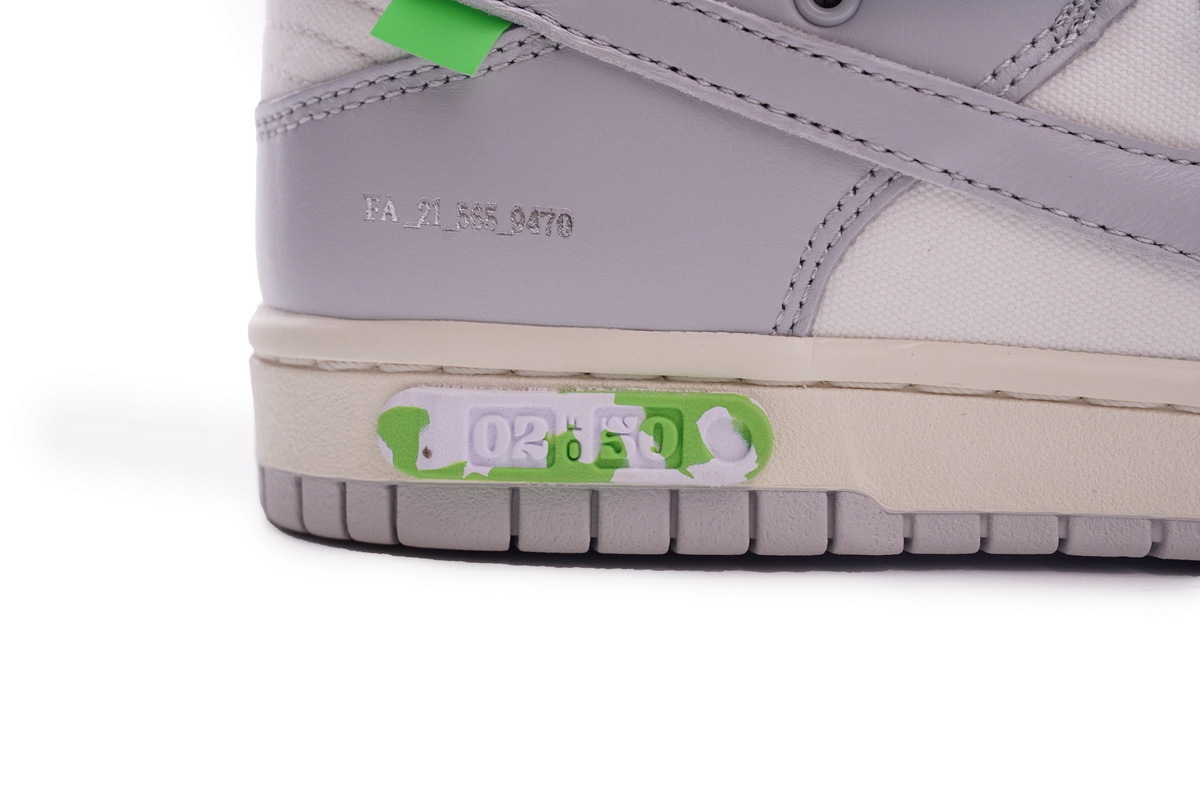 OFF WHITE x Nike Dunk SB Low The 50 NO.2