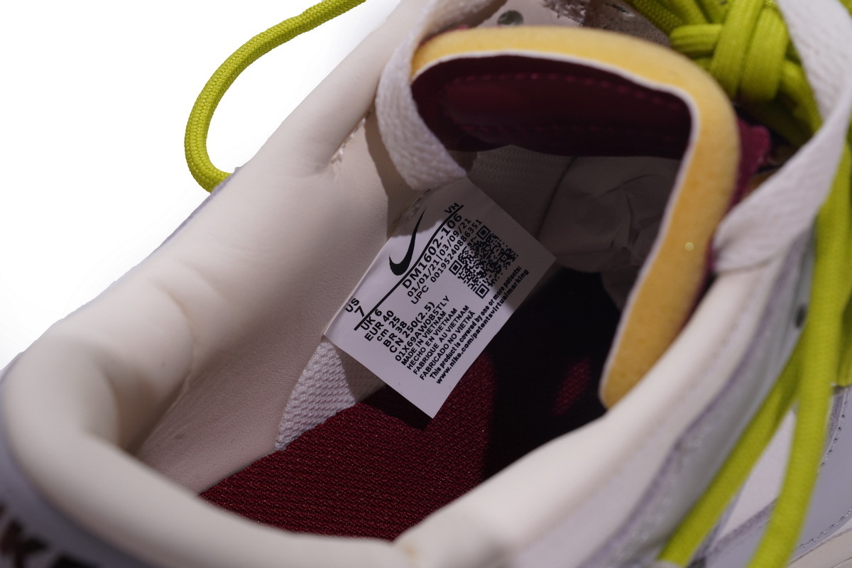 OFF WHITE x Nike Dunk SB Low The 50 NO.8