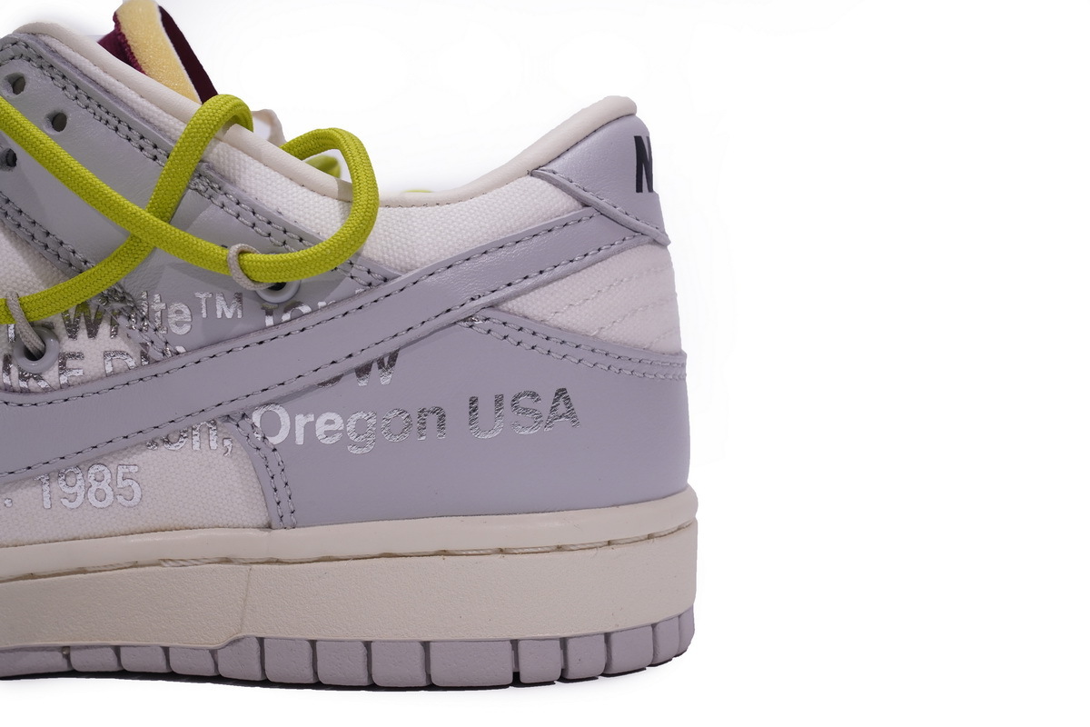 OFF WHITE x Nike Dunk SB Low The 50 NO.8