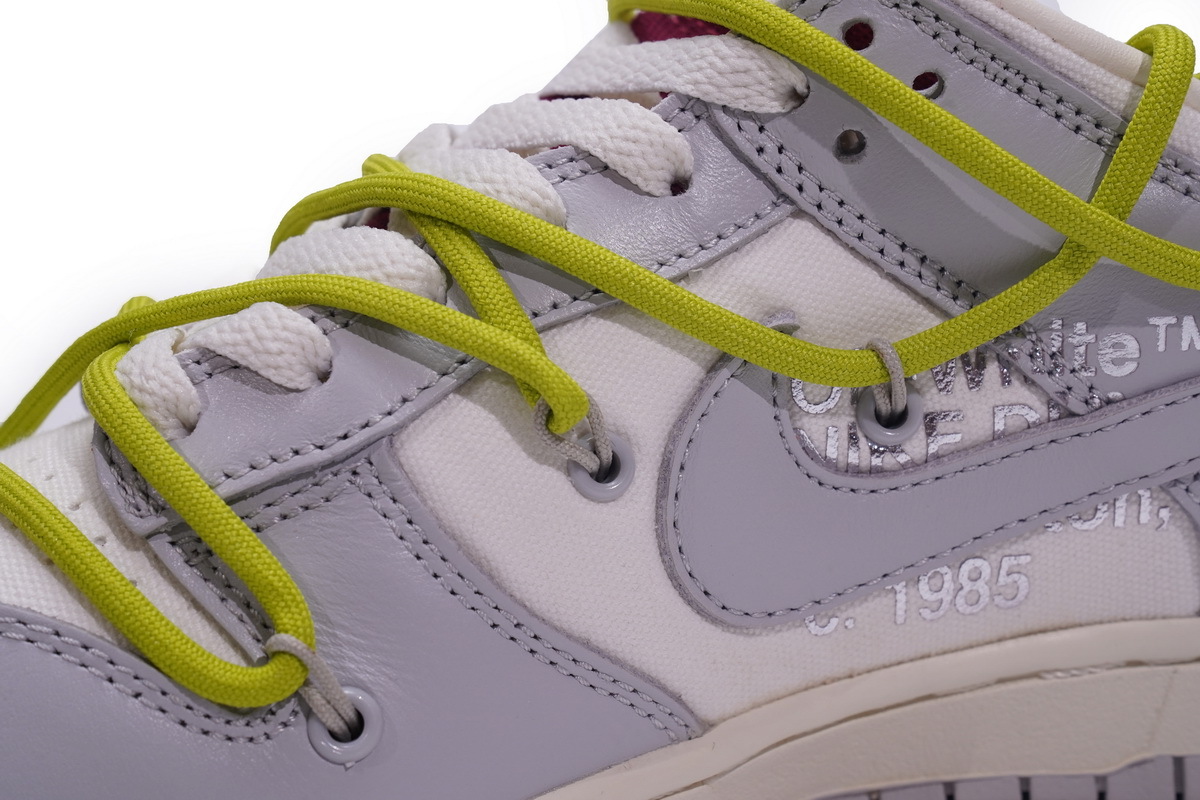 OFF WHITE x Nike Dunk SB Low The 50 NO.8