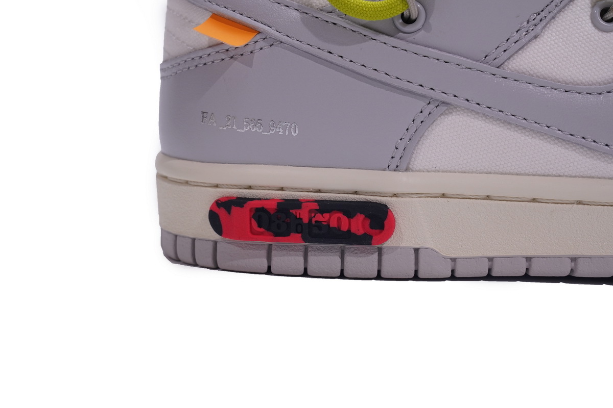 OFF WHITE x Nike Dunk SB Low The 50 NO.8