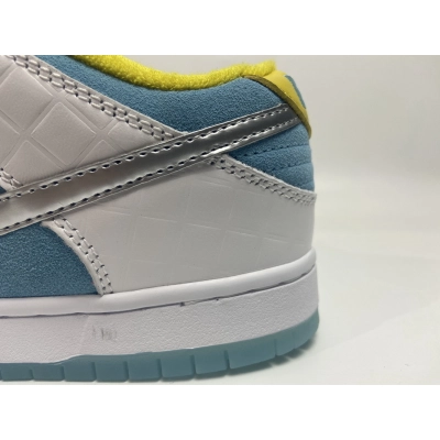 FTC X Nike SB Dunk Low Pro Lagoon Pulse  DH7687-400 02