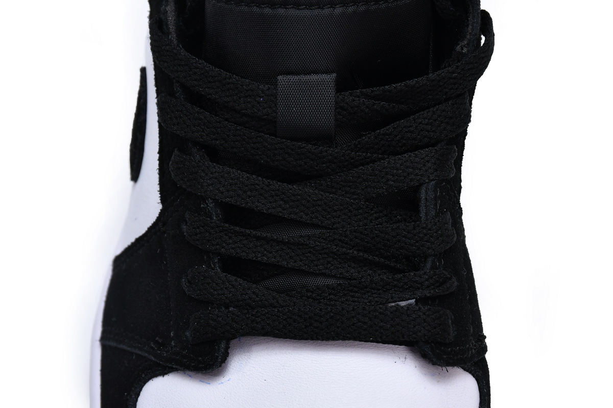 Air Jordan 1 Mid SE Black White Purple