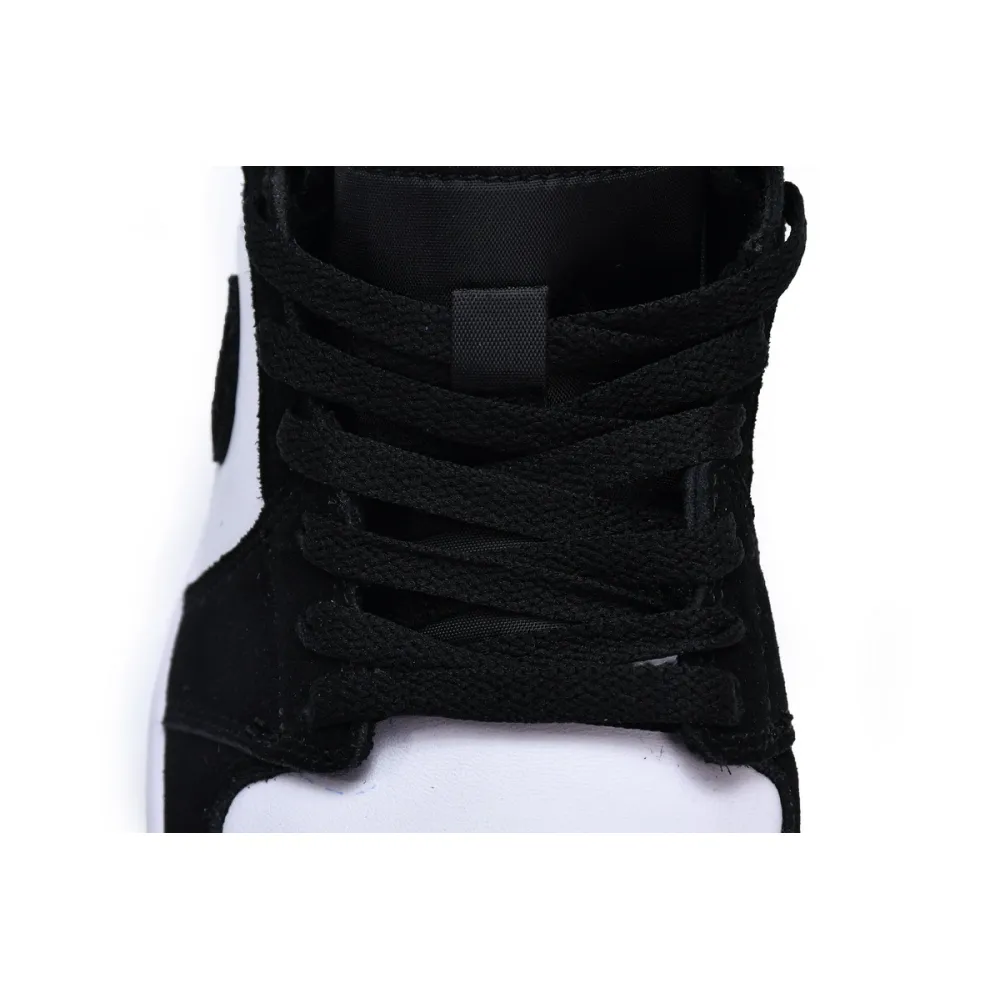 Air Jordan 1 Mid SE Black White Purple