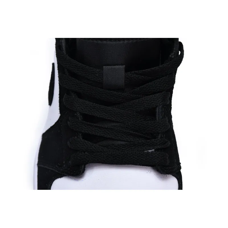Air Jordan 1 Mid SE Black White Purple